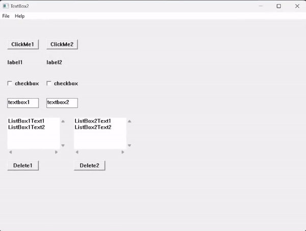 WinAPI wrapper demo window